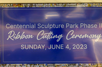 Centennial Sculpture Park Ribbon Cutting